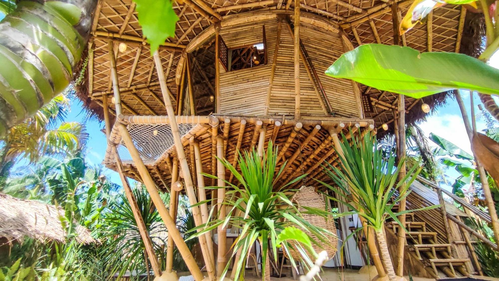 The Bamboo Houses - Tropical Garden & Empty Beach General Luna  Extérieur photo