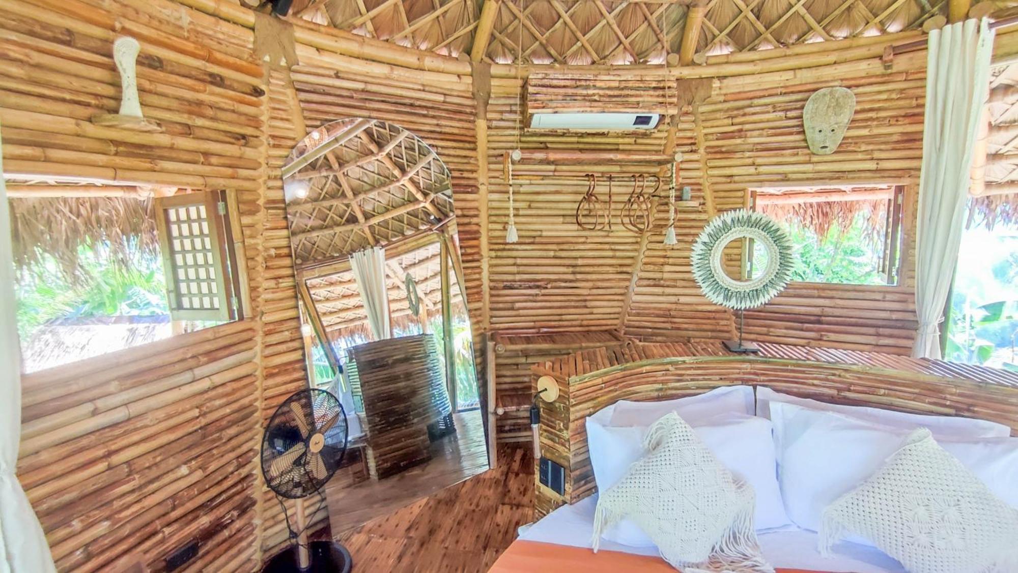 The Bamboo Houses - Tropical Garden & Empty Beach General Luna  Extérieur photo